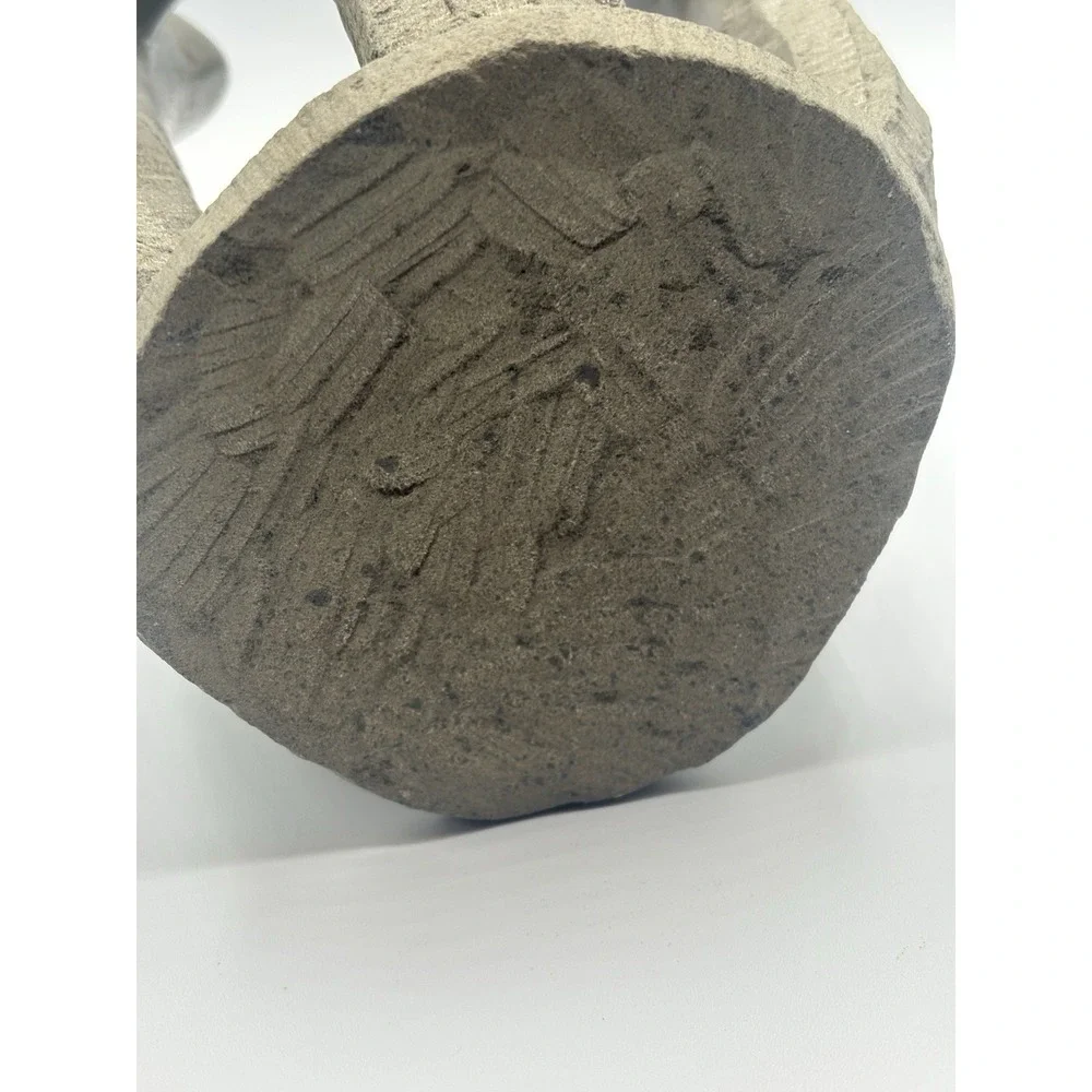 Circle‎ of Friends Sculpture Candle Holder 5 figures Matte Glaze Aztec Style